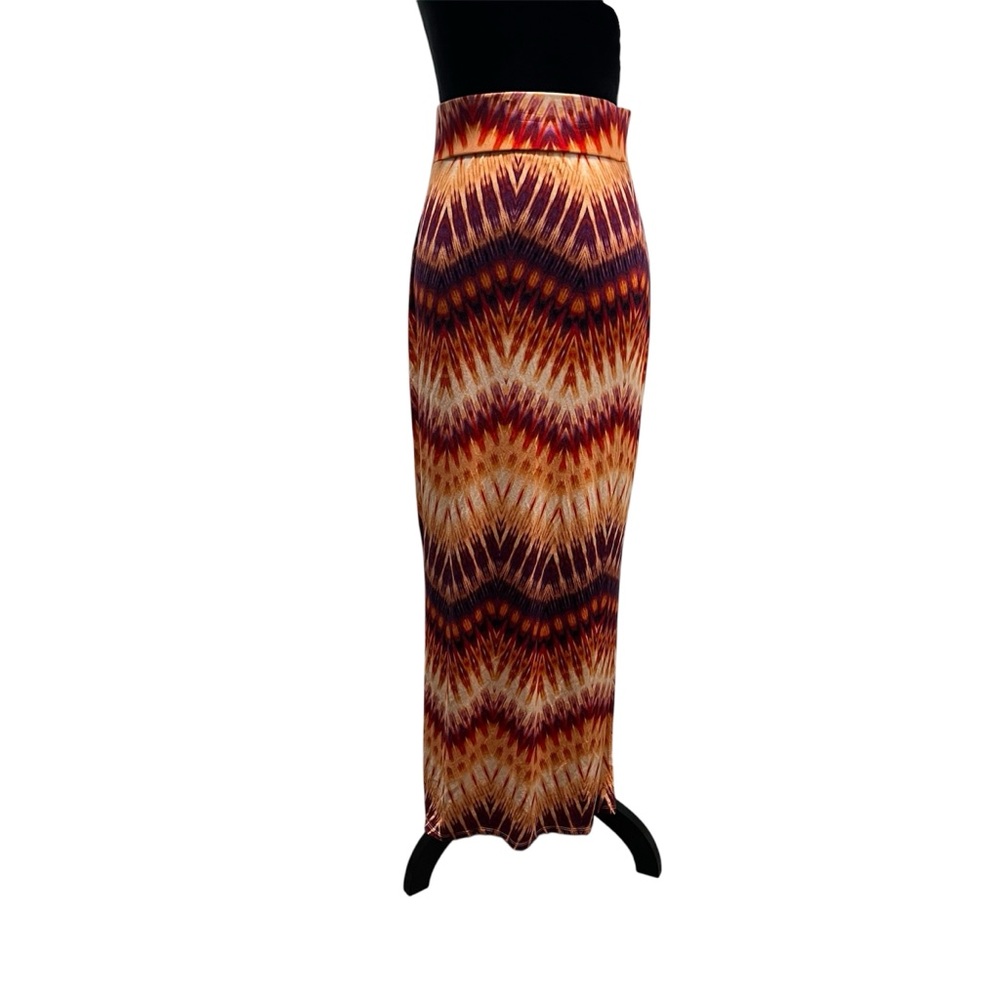 A.N.A Women’s Size XS Long Maxi Skirt Tie-Dye Multicolor Wide Waist Band Stretch